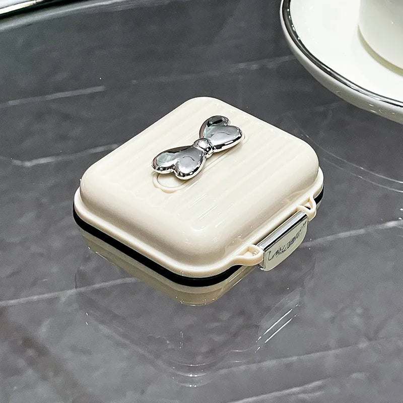 7 Grids Mini Portable Pill Box Weekly Medicine Vitamin Storage Organizer Travel Tablets Sealed Box Pills Case Container